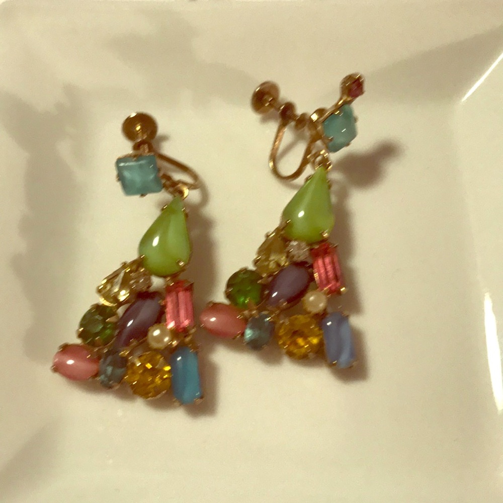 Vintage multicolored earrings